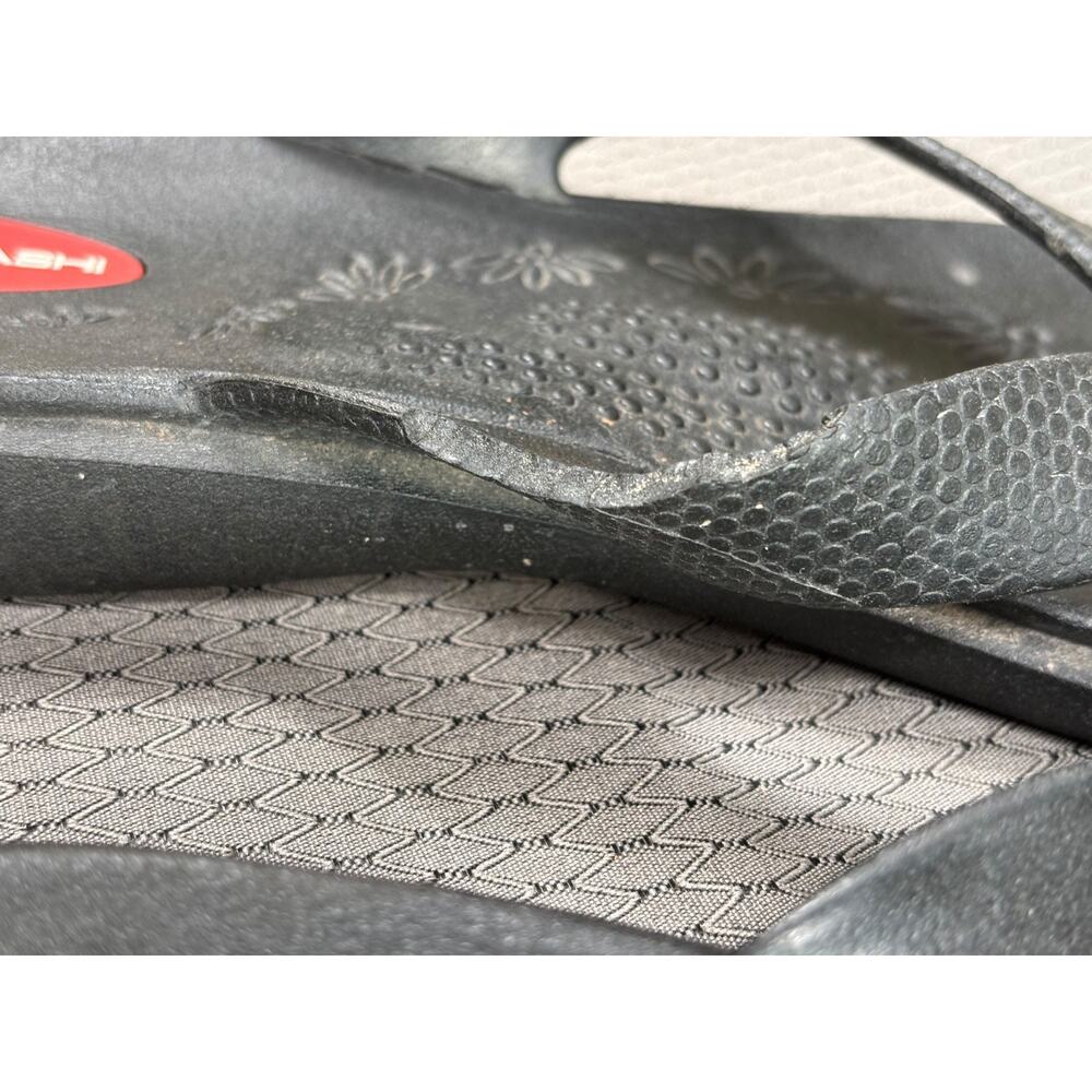 Okabashi Voyager Women's Flip Flops Sandals L (9.5-10.5) Black USA Made *READ - Picture 5 of 10